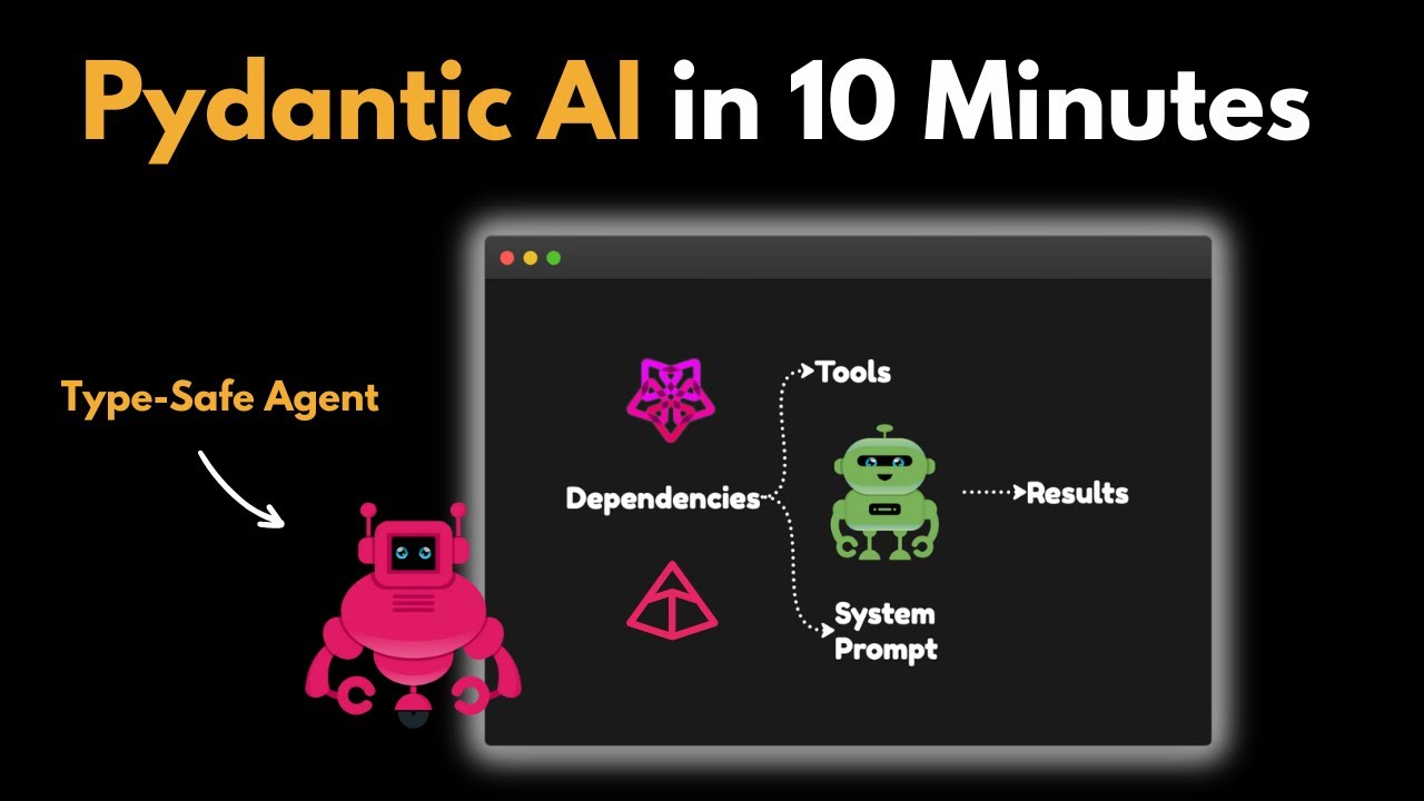 Pydantic AI in 10 Minutes | Practical QuickStart for Beginners