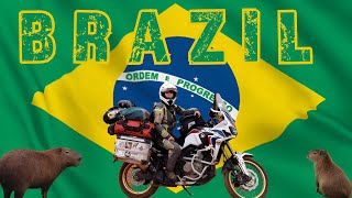 Crossing the Border into Brazil during a deadly Cyclone! (S3:E28) #motovlog