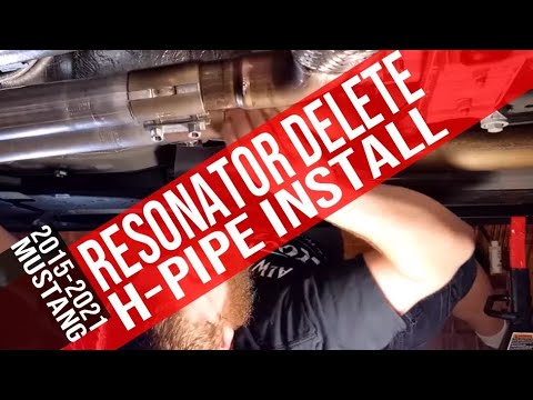 2015 - 2022 Mustang GT Resonator Delete (H-Pipe Install)
