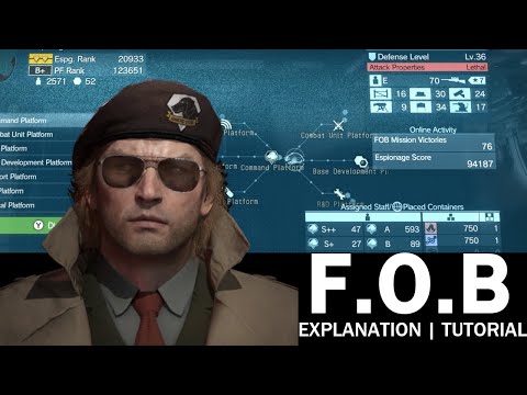 MGSV:TPP - FOB UI Explanation / FOB / Tutorial