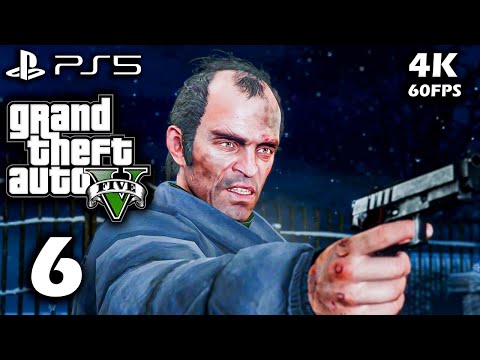 GTA 5 PS5 Enhanced Gameplay Walkthrough Part 6 (4K 60FPS RAY TRACING) - No commentary