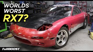 fullBOOST Mazda FD RX7 Project Car - Episode 01 - Fixing a neglected FD RX7