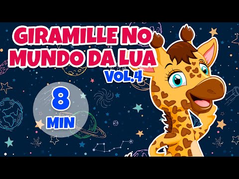 Giramille no Mundo da Lua Vol. 4 - Giramille 8 min | Desenho Animado Musical