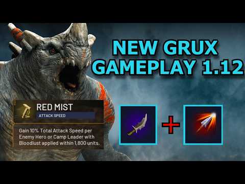 HOW TO PLAY GRUX OFFLANE 1.12 - Predecessor Ranked Gameplay