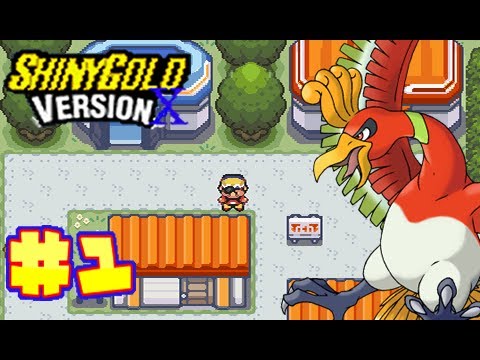 Let's Play Pokemon Shiny Gold Version X Part 1 - New Bark Town