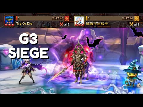 G3 SIEGE : Try Or Die / 維護宇宙和平 - How to Survive These Hyper Offensive Agrius META - Summoners War