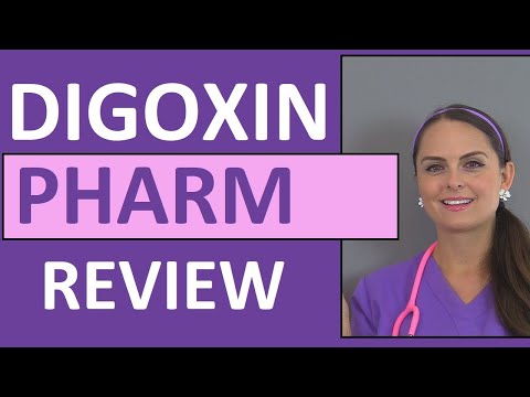 Digoxin Nursing Pharmacology NCLEX (Cardiac Glycosides)