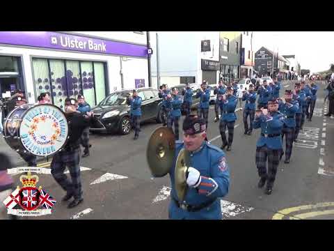 Pride Of The Maine FB @ Ballykeel Loyal Sons Of Ulster FB Parade 2024
