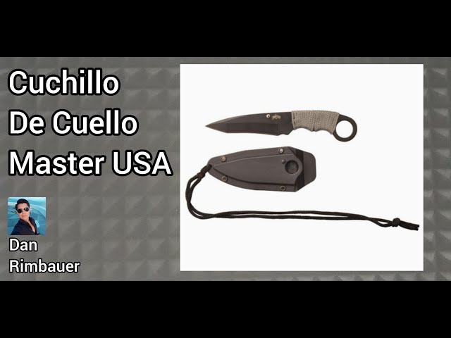 Vídeo relacionado con Omesio Cuchillo EDC: Neck Knife con Funda Kydex, Cuchillo de Cuello Pequeño de Hoja Fija D2 con Mango de G10