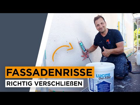 Cracks in the facade | Seal them properly!