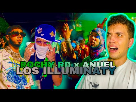 (🇪🇸 REACCIÓN) Rochy RD X Anuel AA - LOS ILLUMINATY 👁👹| Video Oficial