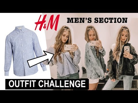 SHOPPING IN THE MEN'S SECTION!! (how to style men's clothing)