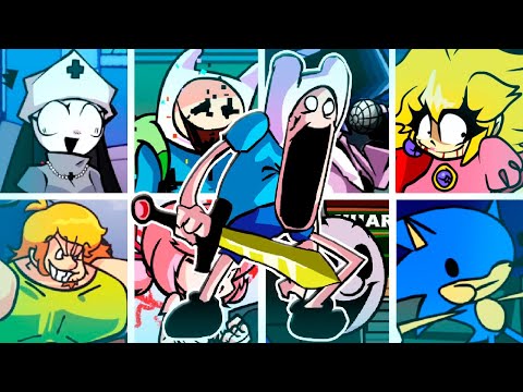 NO HERO V2 but Every Turn a Different Character Sings🎙 (FNF No Hero V2 but Everyone Sings It)