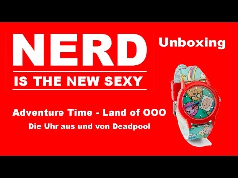 Unboxing Deadpool Uhr / Wristwatch - Adventure Time - Land of ooo