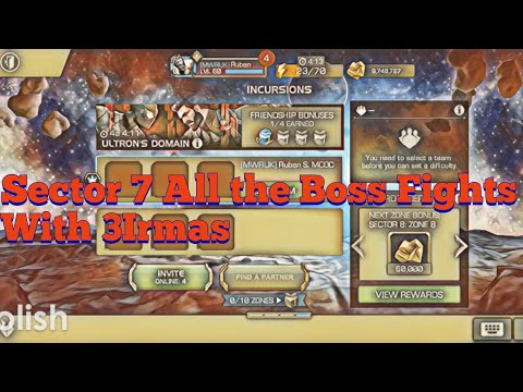 Incursions - Sector 7 All the Boss Fights With 3Irmas