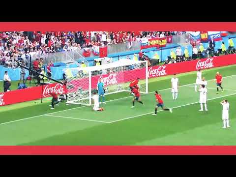 12' Sergei Ignashevich (own goal) Spain 1-0 Russia 2018 FIFA World Cup Round of 16 01st July 2018 HD