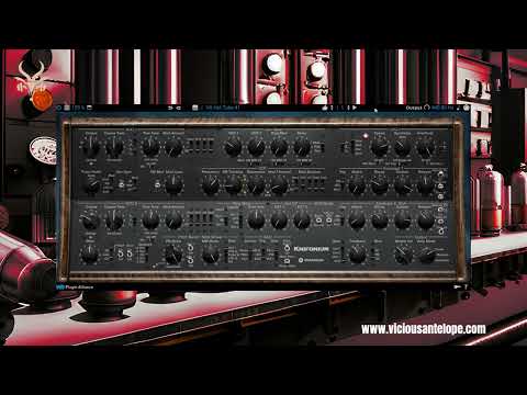Krautrock Synth Presets for Brainworx Knifonium - Hot Tubes 2 walkthrough Vicious Antelope