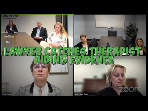 Lawyer Catches Therapist Hiding Evidence in Custody Battle #familycourt