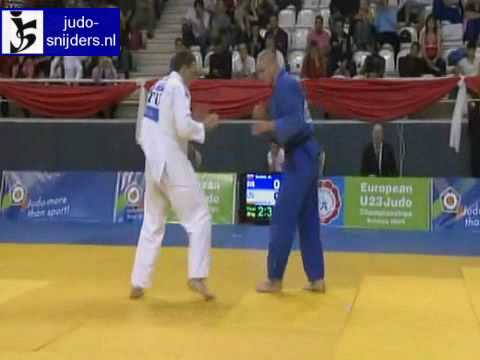 Judo 2009 Antalya: Milan Randl (SVK) - Karolis Bauza (LTU) [-90kg] final.