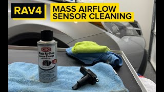 2013-2018 Toyota RAV4 Mass Air Flow Sensor Cleaning