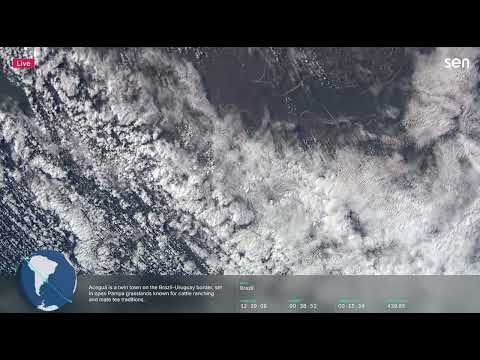 Rosário do Sul visto pela Estação Espacial Internacional