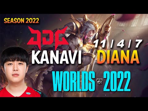 JDG Kanavi DIANA vs TALON Jungle - NA Ranked - WORLDS 2022