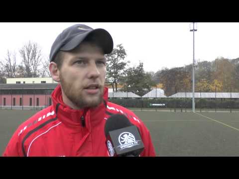 Dominik Ludwig (Trainer Berliner Athletik Klub 07) und Dennis Galleski (Trainer SC Staaken)