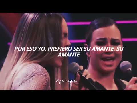 Prefiero ser su amante - María José, Belinda II Letra