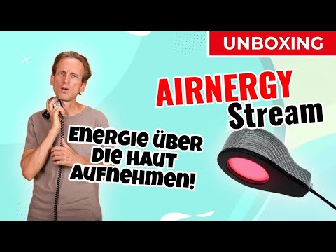 AIRNERGY Stream - Recharge your energy through the skin for cell activation - Unboxing