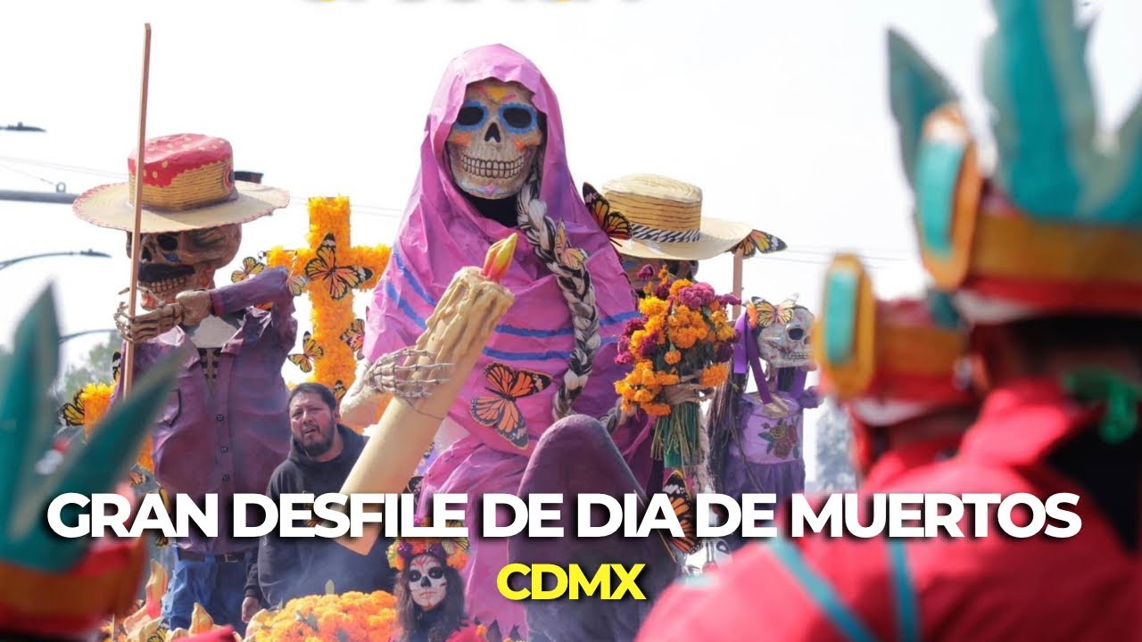 ASÍ FUE EL ESPECTACULAR DESFILE DE DÍA DE MUERTOS EN LA CIUDAD DE MÉXICO 2024 🇲🇽💀