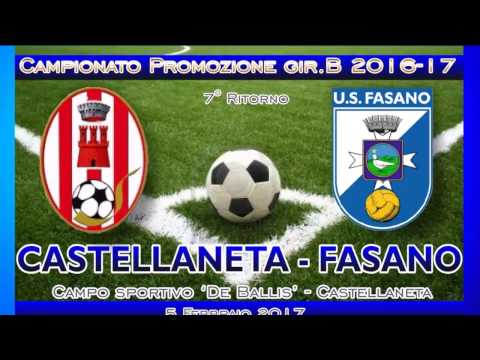 Calcio, Promozione 2016-17: Castellaneta - Fasano