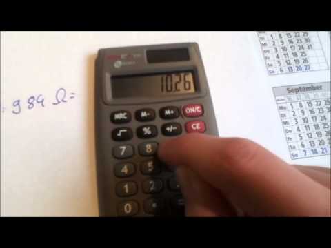 Das Ohmsche Gesetz einfach erklärt (R=U/I)