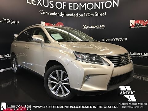 Used 2015 Tan Lexus RX 350 AWD Touring Walkaround Review | Morinville Alberta