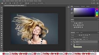 Photoshopta saç temizleme nasıl yapılır? Basit Dekupe Yapımı .Arka Plan Ayırma