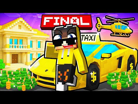 Taksici Olarak MİLYONER Oldum! (FİNAL) 🚕 | Minecraft