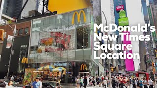 McDonald’s New Location at Times Square NYC