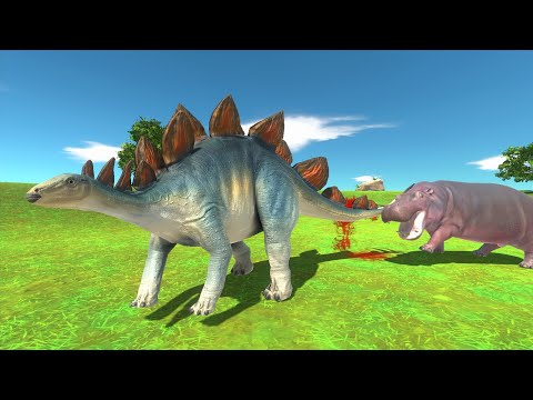 Stegosaurus vs Modern Mammals - Animal Revolt Battle Simulator