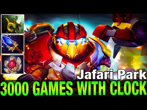 3000 GAMES WITH CLOCK - Jafari Park Plays Clockwerk with Lotus Orb and Without Blade Mail - Dota 2
