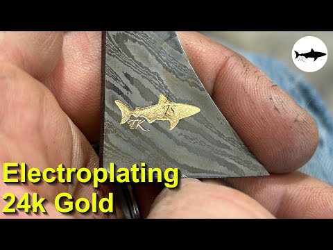 Triple-T #220 - Electroplating my makers mark in 24k gold
