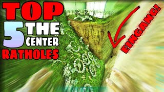 TOP 5 ARK The Center Ratholes &amp; Hidden Base Locations on Official 2020 | Deutsch