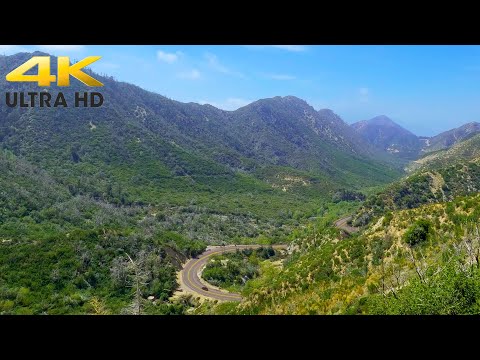 Angeles Crest Scenic Highway Mountain Drive 4K Southern California Highway 2