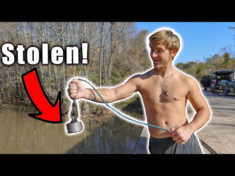 Recovering Stolen Valuables With A GIANT Magnet - Magnet Fishing A MASSIVE Dumping Ground