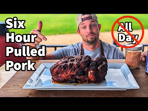Smoked Pulled Pork in 6 Hours