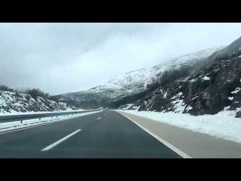 Autoput snjeg E71 Makarska 22.01.2023