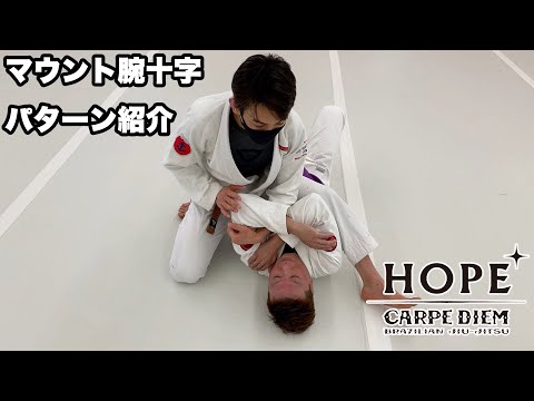 マウント腕十字パターン紹介【柔術】