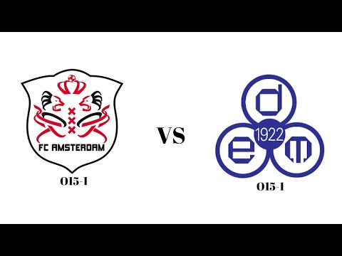 FC Amsterdam o15-1 vs RKVV DEM o15-1