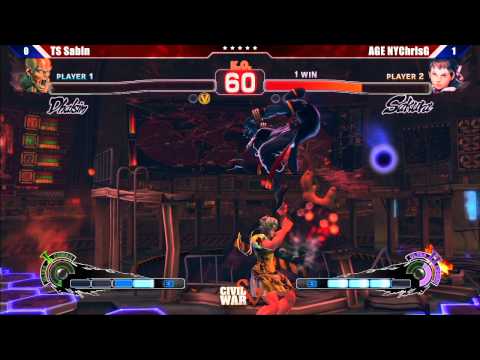 SSF4 AE2012 Winner's Final TS Sabin vs AGE NYChrisG - Civil War 5 Tournament