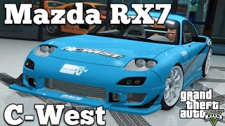 Mazda RX7 C-West [Add-On / Replace, Livery