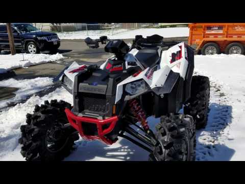 SuperATV Scrambler 1000 lifted! (Part 1 of 2) 6" lift, no portals.