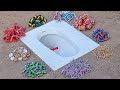 10 000 Diwali Cracker Experiment At Toilet Crackers Testing In Side A Toliet Patakhe Testing